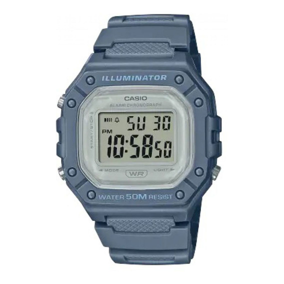 Reloj Para Unisex Casio W218hc W218hc-2avdf Azul