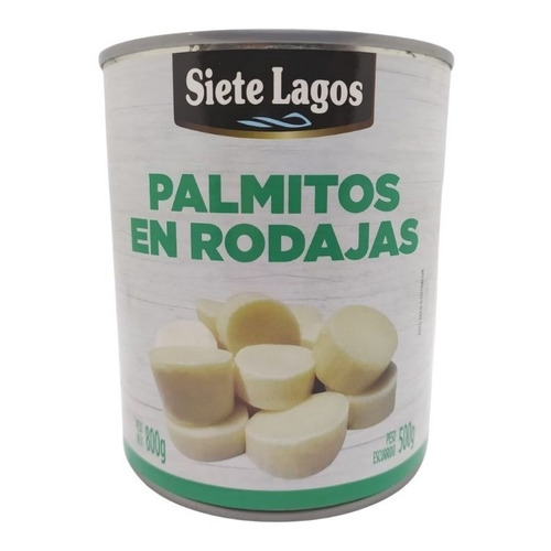 Palmitos En Rodajas Siete Lagos X 800 Gr