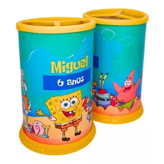 35 Porta Lápis Lembrancinha Bob Esponja 