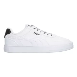 Tenis Puma Caven Logomania Blanco Con Cordones Para Hombre