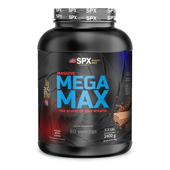 Mega Max 2.4 Kg Strawberry Cream  Spx Nutrition Max 