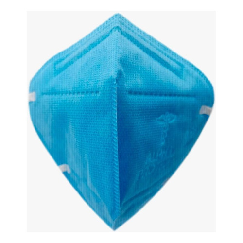 30 Pzs Cubrebocas-mascarillas-tapabocas Adulto N95 Color Azul Claro Diseño De La Tela Polipropileno