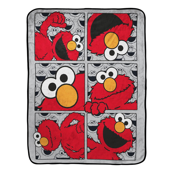 Manta Jay Franco Sesame Street Hip Elmo, 40 X 50 Pulgadas