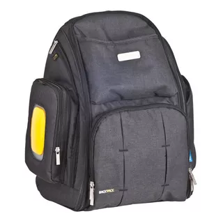 Mochila Mudador Backpack Infanti, Carbon Color Gris Oscuro