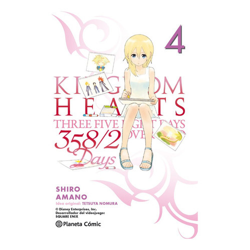 Kingdom Hearts 358/2 Days Nãâº 04/05, De Amano, Shiro. Editorial Planeta Cómic, Tapa Blanda En Español