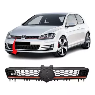 Grade Dianteira Golf Mk7 Gti Tsi 14 15 A 18 Mk7 Com Emblema 