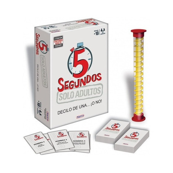 Juego De Mesa 5 Segundos Edicion Solo Adultos . Toyco