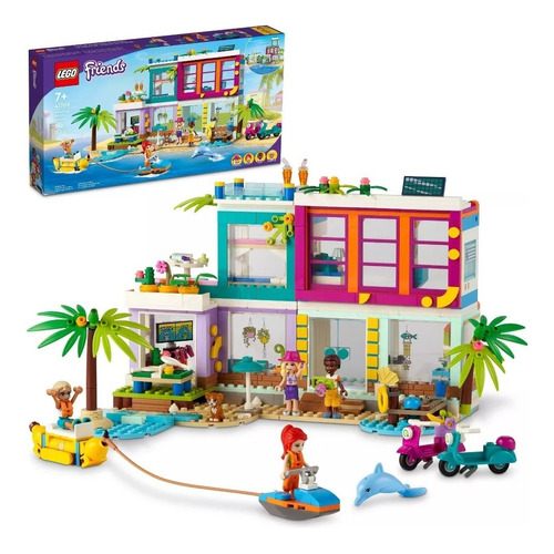 Kit Lego Friends Casa De Veraneo En La Playa 41709 686 Pzas