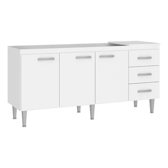 Bajo Mesada Armario Mueble Cocina 3 Puertas S/pileta Mulata®