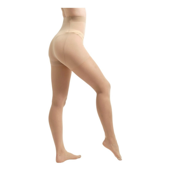 Medias Pantys / Panties Transparente Beige Diseño Sexy - Ad