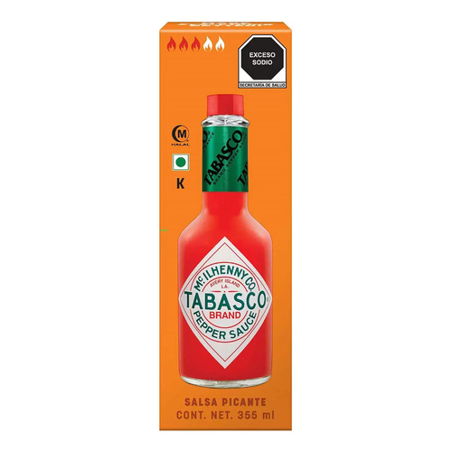 Tabasco Salsa Roja Original 355 Ml