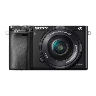 Camara Digital Sony Ilce-6000 Mirrorless Kit Lente Selp1650 Color Negro