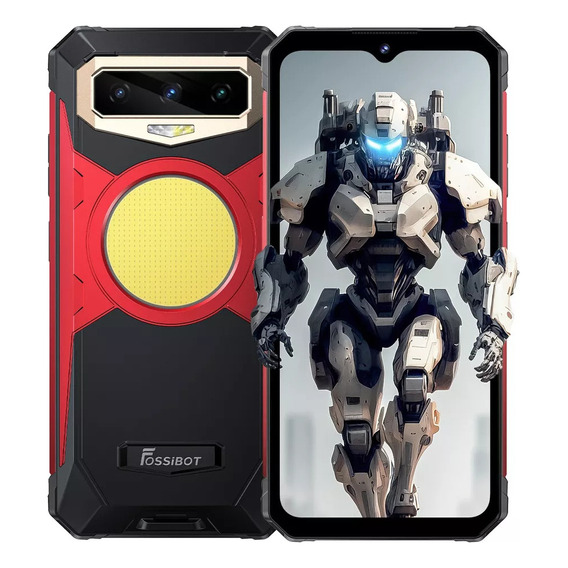 Fossibot F102 Dual SIM 256 GB rojo 12 GB RAM