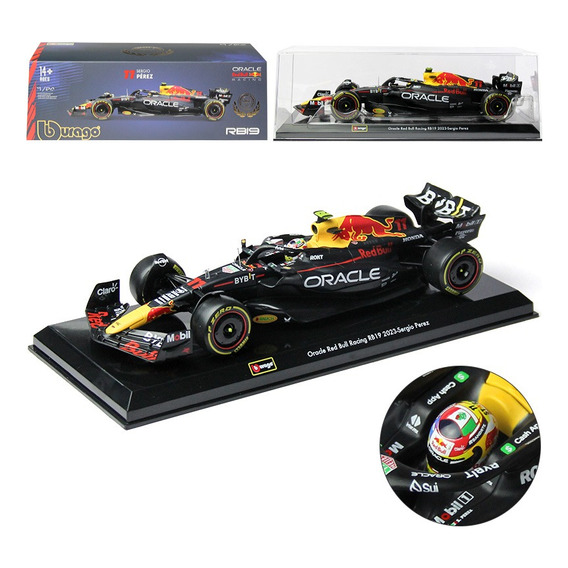 Bburago F1 Redbull Rb19 #11 Checo Pérez Coche Fórmula 1:24