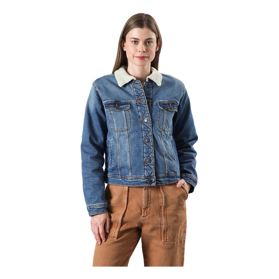 Chaqueta Mujer Sherpa Rider Wash Vintage