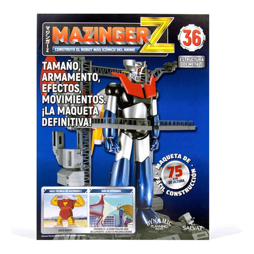 Fasciculo #36 Mazinger Z Editorial Salvat (revista Y Piezas)
