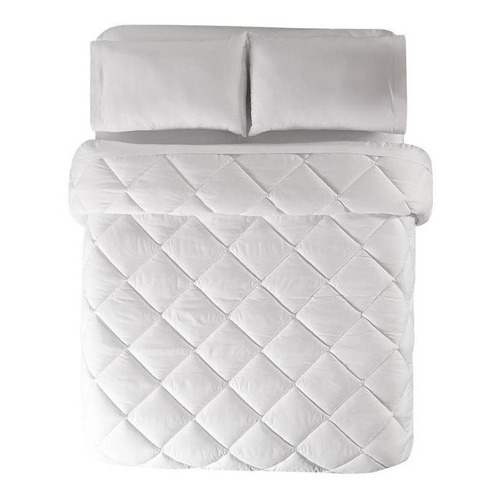 Edredon Duvet Matrimonial Blanco Voluminoso Vianney