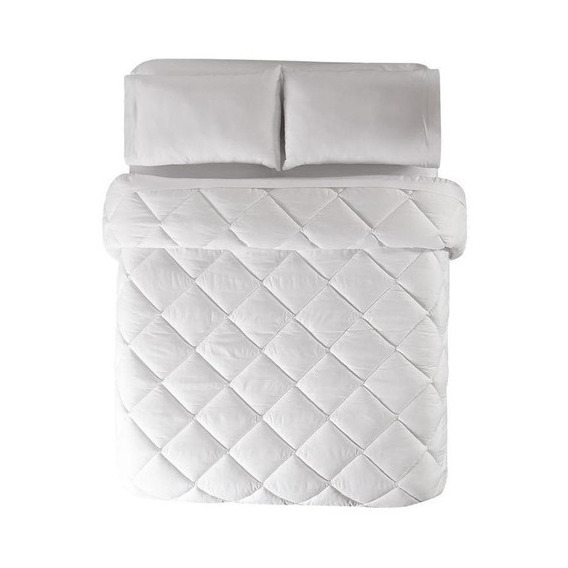 Edredon Blanco Matrimonial Duvet Voluminoso Vianney