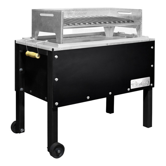 Caja China Mediana Inoxidable + Parrilla - Grillcorp