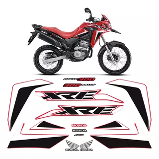 Kit Adesivos Honda Xre 300 Rally 2019/2022 Moto Vermelha