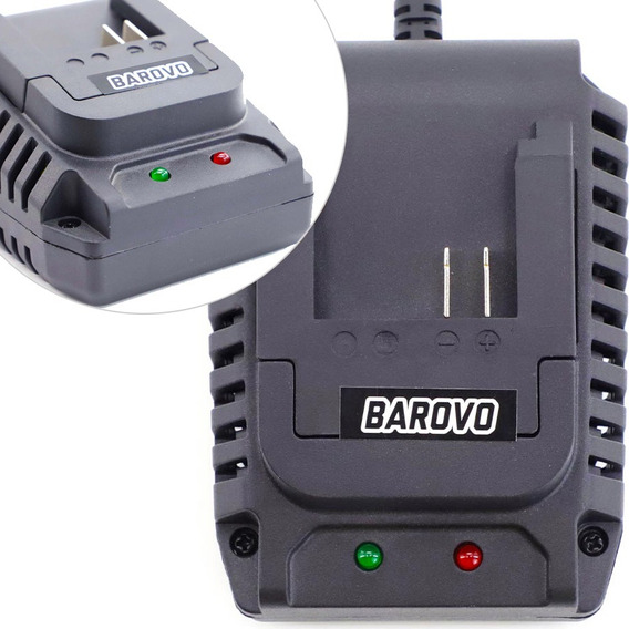 Cargador De Bateria Barovo 18v 4.0 Ah 2.0 Ah Bat2000 Bat4000