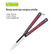 Navaja Monte Estrellas Tipo Mariposa Lion Tools 8593