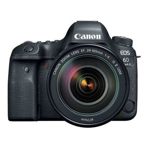  Canon EOS Kit 6D Mark II 24-105mm F/4L IS II USM DSLR color  negro