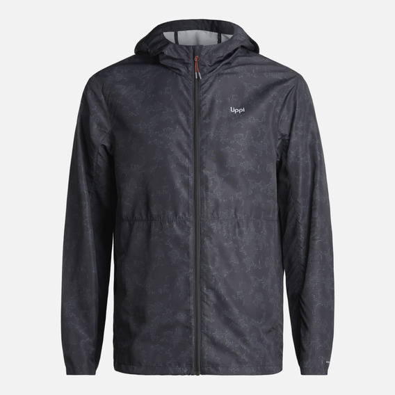 Chaqueta Hombre Nightfall Windbreaker Print Negro Lippi