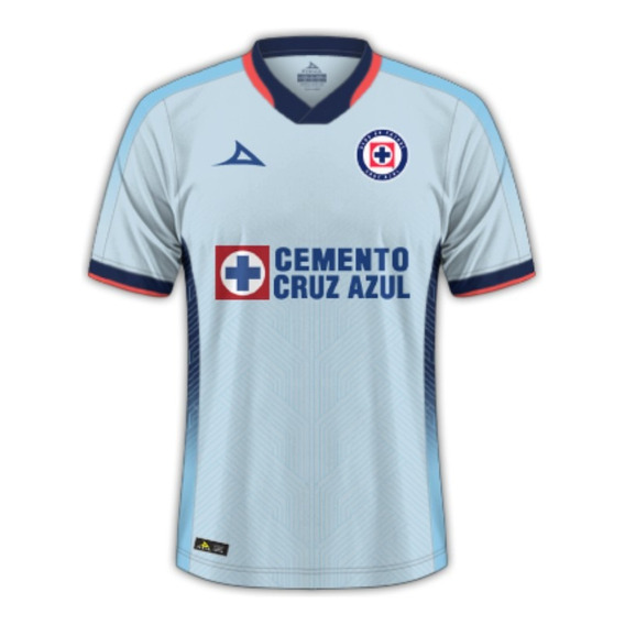 Playera Jersey Cruz Azul Visita 2024 Hombre Mas Parche