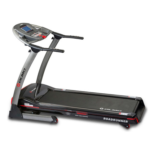 Cinta de correr eléctrica Olmo Roadrunner Fitness 94 220V color  negro y gris