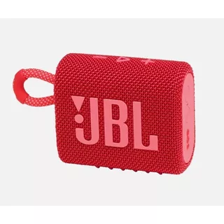 Alto-falante Jbl Go 3 Portátil Com Bluetooth Waterproof Red 