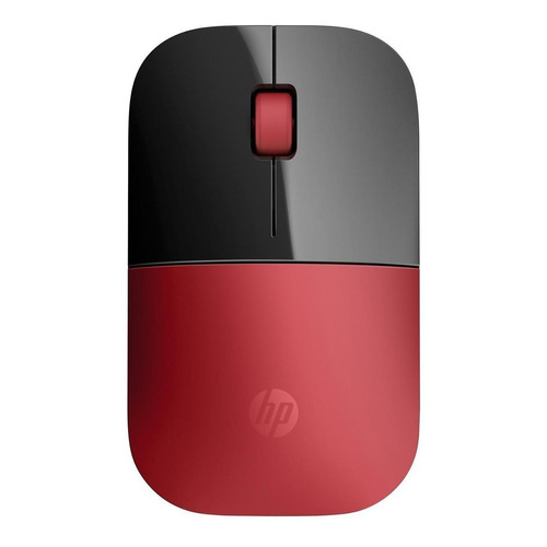 Mouse inalámbrico HP  MOUSE Z3700 rojo
