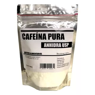 Cafeina En Polvo Pura 99.9% I Anhidra Pura Energía 250g