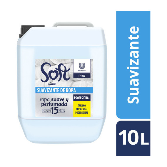 Soft Suavizante Líquido Classic Profesional 10L