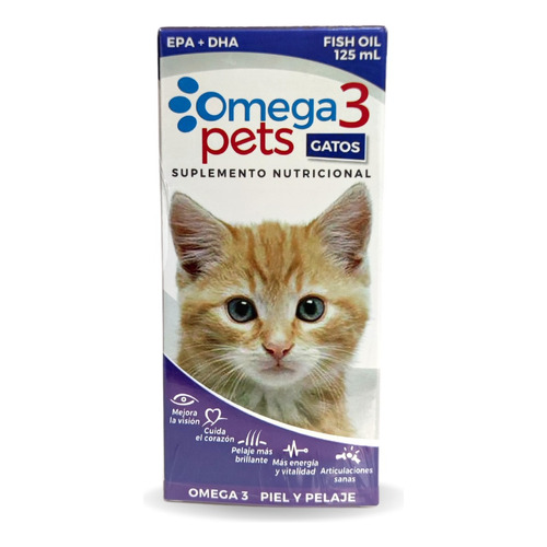 Superpet Omega 3 Y 6 Pets Gatos Suplemento Epa + Dha 125ml