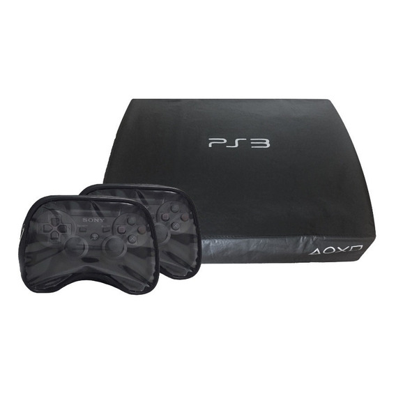 Funda Antipolvo Ps3 + 2 Fundas P/ Joystick - Ecocuero