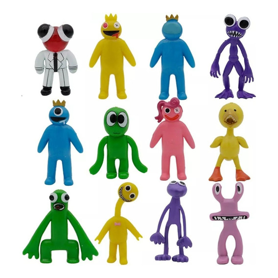 12pcs Rainbow Friends Roblox Acción Figura Modelo Juguete 