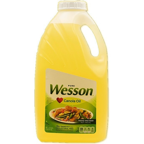 Aceite De Canola Puro 4.73 L Wesson Importado
