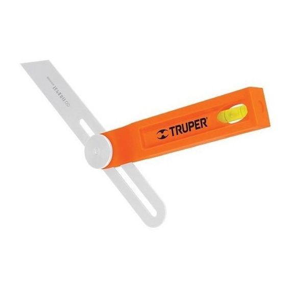 Escuadra Falsa Profesional Truper E 8 Eft-8 Color Naranja claro