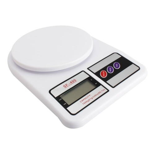 Balanza de cocina digital SQ SF-400 Cozinha 7kg blanca