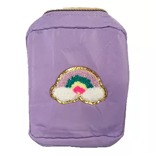 Bolsa Multiusos Con Parche De Arcoíris Morada