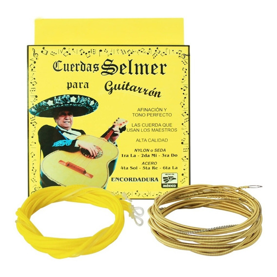 Juego De Cuerdas Para Guitarrón Marca Selmer Varios Colores 