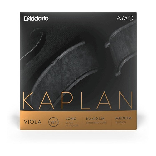 Encordado De Viola 4/4 Daddario Kaplan Amo Medium Ka410