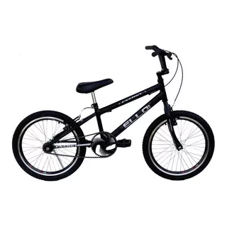 Bicicleta  Bmx Freestyle Infantil Ello Bike Energy Aro 20 Freios V-brakes Cor Preto Com Descanso Lateral