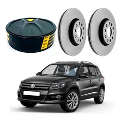  Disco Freio Dianteiro Fremax Tiguan 2.0 Tsi 2009 A 2012
