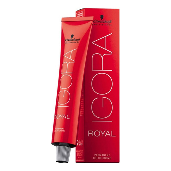 Kit Tintura Schwarzkopf Professional  Igora royal Reds tono 7-77 para cabello