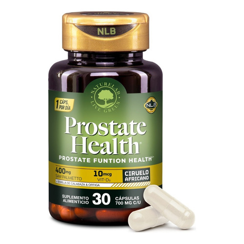 Nlb Prostate Health® Suplemento Para Próstata Sana, Sin sabor