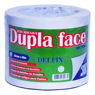 Fita Adesiva Dupla Face Delfix 9mm X 30m