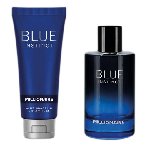 Set Millionaire Blue Instinct 95ml + After Shave 100ml