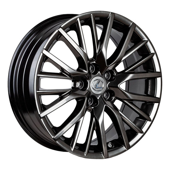 Llantas 18x7.5 5x114.3 Et40 Mod Lexus Hyper Black Jl138 (set